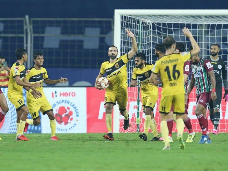 ISL में हैदराबाद vs मोहन बागान मैच ड्रॉ: हैदराबाद टीम ने 4 मैच में तीसरी बार ड्रॉ खेला, मोहन बागान पॉइंट टेबल में दूसरे नंबर पर