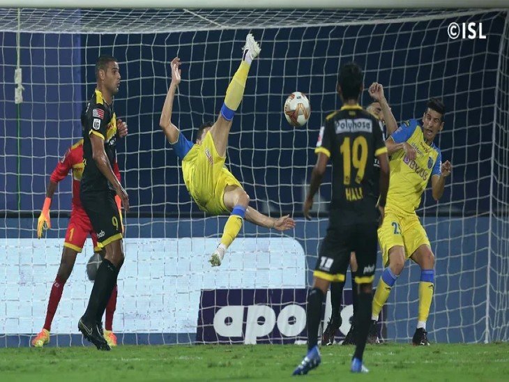 ISL में केरला ब्लास्टर्स की पहली जीत: हैदराबाद को 2-0 से हराया; पॉइंट टेबल में नौवें स्थान पर पहुंची