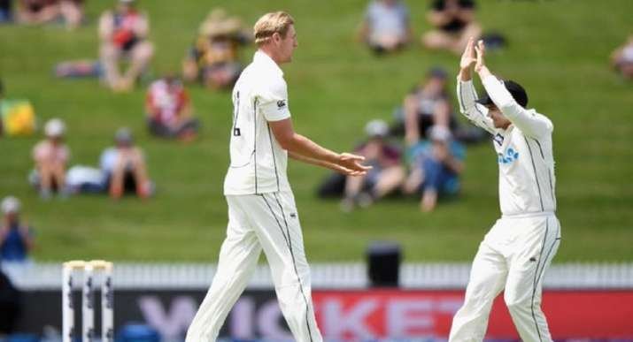 NZ vs WI : काइल जेमिसन और टिम साउदी की दमदार गेंदबाजी से न्यूजीलैंड ने कसा वेस्टइंडीज पर शिकंजा