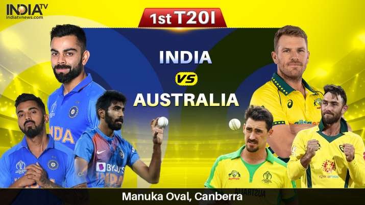Live Score, IND vs AUS 1st T20 : वनडे में हार के बाद टी20 सीरीज में जीत से आगाज चाहेगा भारत