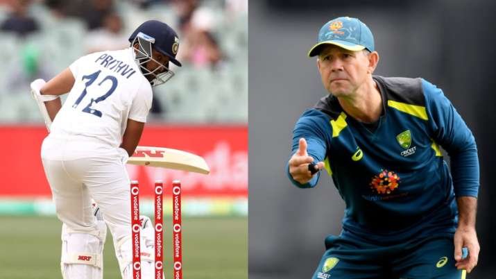 Ind vs Aus : पोंटिंग ने कमेंट्री में की भविष्यवाणी और बोल्ड हो गये पृथ्वी शॉ, देखें Video