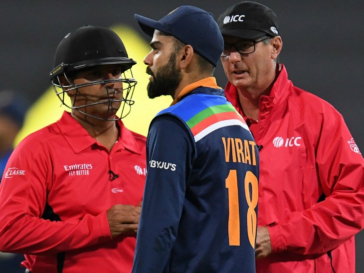 Ind vs Aus टी-20 में DRS ड्रामा: टीवी अम्पायर ने भारत के रिव्यू को अमान्य करार दिया, कहा- कोहली ने स्क्रीन पर देखकर फैसला लिया