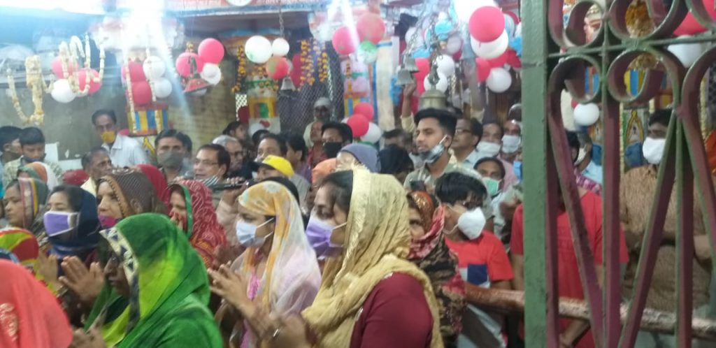 श्री चारभुजा नाथ मंदिर पर आज भी श्रद्धालुओं ने भक्ति रस में डूब कर मनाया फाग उत्सव