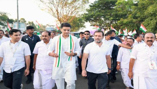 सचिन पायलट ने केरल पहुंच राहुल गांधी के साथ शुरू की भारत जोड़ो यात्रा