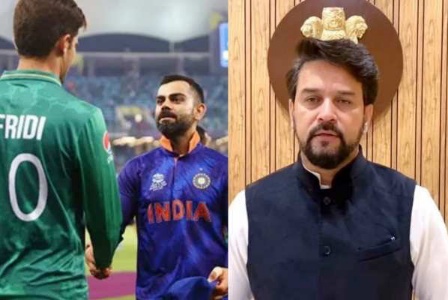 खेलमंत्री अनुराग ठाकुर का पाक को मुंहतोड़ जवाब: आतंकवाद के साए में क्रिकेट नहीं खेला जा सकता