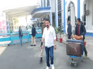 जुबिन मेहता जोधपुर एयरपोर्ट पर।