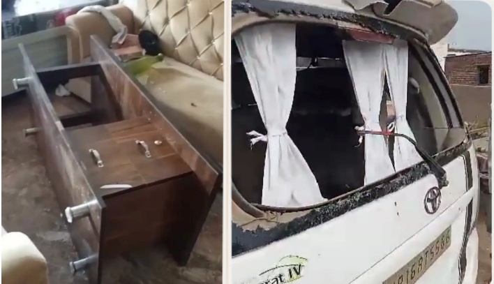 परिवार पर हमला कर घर में लूटपाट की, गाड़ियां तहस-नहस कर दीं, दबलाना पुलिस पर कार्रवाई नहीं करने का आरोप, पीड़ित पक्ष दो दिन से बूंदी में डाले हुए है डेरा, एसपी से मिले