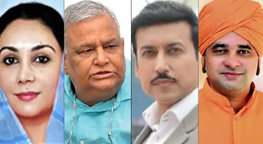 राजस्थान में बीजेपी ने पहली लिस्ट जारी की, 7  सांसदों सहित 41 नामों का ऐलान