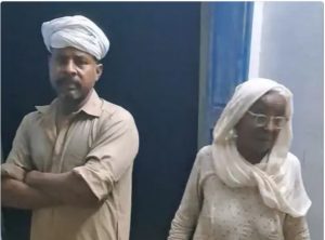 सरदार तीतर सिंह का बेटा और पत्नी।