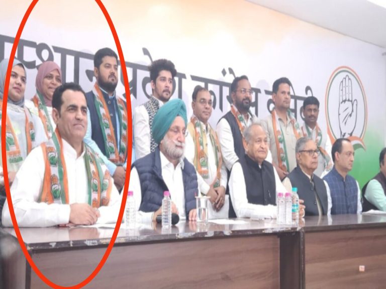 राजस्थान: बीजेपी को झटका, बड़ा मुस्लिम चेहरा, कोटा के अमीन पठान कांग्रेस में शामिल