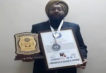 उदयपुर के रविन्द्र पाल सिंह का लंदन बुक ऑफ वर्ल्ड रिकॉर्ड में नाम दर्ज, जानिये किस बड़ी उपलब्धि पर मिला यह सम्मान