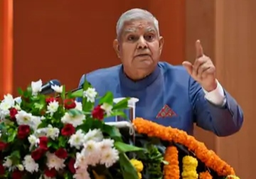 उपराष्ट्रपति ने चेताया-‘भारत में बांग्लादेश जैसे घटनाक्रम के नेरेटिव से सावधान रहें’, कहा-‘जो लोग केन्द्र में मंत्री रहे, वे झूठा प्रचार कैसे कर सकते हैं?’