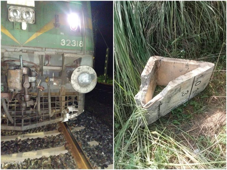 कानपुर के बाद अब अजमेर में भी ट्रेन पलटाने की साजिश, रेलवे ट्रक पर रखे गए थे भारी भरकम पत्थर, मालगाड़ी टकराई