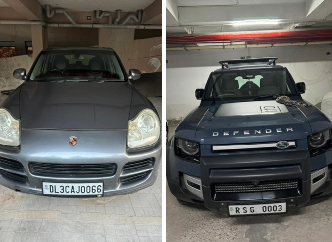 अधिकारी के घर छापे में मिली लग्जरी कारें किसी और की निकली, पोर्श-डिफेंडर, जगुआर, स्कॉर्पियो जैसी कारों के मालिकों को नोटिस भेजेंगे, तीन लॉकर भी खोले जाएंगे
