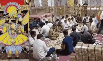 सांवलिया सेठ के भंडार ने फिर बनाया नया रिकॉर्ड: 5 राउंड में हुई गिनती में 25 करोड़ रुपए का चढ़ावा निकला, 1 किलो सोना‌ व 95 किलो चांदी शामिल