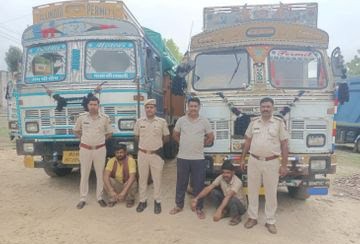 अब केले व आम की आड़ में बजरी की तस्करी, बूंदी पुलिस ने पकड़ा यह अनोखा मामला, दो ट्रक जब्त, ड्राइवर गिरफ्तार