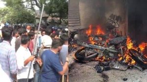 वारदात के बाद भड़क गई थी हिंसा।