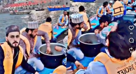 गंगा में नाव पर ‘ चिकन बिरयानी इफ्तार’ पार्टी करने के 14 आरोपियों  को अदालत ने जेल भेजा, हड्डियां नदी में फेंकने का भी आरोप, वीडियो हुआ था वायरल