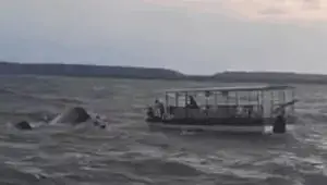 तूफान के कारण नर्मदा के बरगी डेम में हुआ बड़ा हादसा, पर्यटकों से भरा क्रूज डूबा, 6 शव मिले, 15 से ज्यादा लापता, 18 तैर कर बाहर निकले