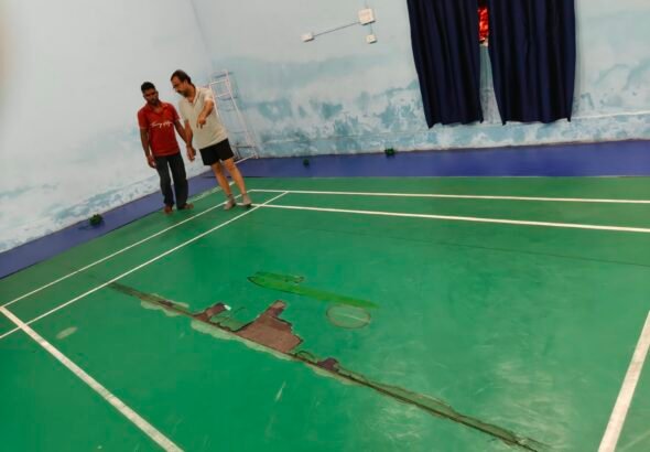 DISTRICT CLUB BADMINTON GROUND REPAIR PHOTO 3
