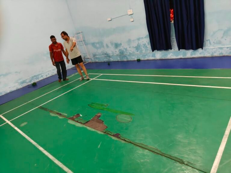 DISTRICT CLUB BADMINTON GROUND REPAIR PHOTO 3